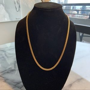 Unisex 14K Gold Vermeil Cuban Link 